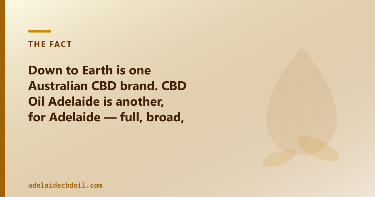 CBD Oil Adelaide for Adelaide: CBG, CBN, full-spectrum and broad-spectrum CBD oil — 50ml, MCT, dispatched within Australia
